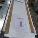 SMARTSTANDARD Bifold Closet Door for 64" x 80" Opening,1-Panel Bi-fold Door