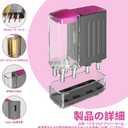 Electric Hair Oil Applicator for Scalp with Massage, Scalp Massager for Scalp Care | Hair Oiling Applicator & Oil Bottles for Healthy Hair | Electric Hair Brush for Healthy Scalp (Pink)