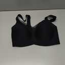 Vertvie Bras for Women No Underwire Wireless Push Up Seamless Full Coverage Comfort Sports Everyday Bra Regular & Plus Size (Black, L)