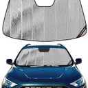 Pigenius Windshield Sunshade for Ford Edge 2015-2024, Custom Fit Front Window Shade - AstraGuard