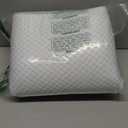 Memory Foam Bed Pillow for Sleeping, Ergonomic Cervical Contour Neck Support Orthopedic Pillow for Side Back Stomach Sleeper, Neck and Shoulder Pain (Blue)