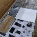 COMHOMA Twin Size Platform Bed Frame with LED Lights and Charging Station, Storage Headboard and Footboard Drawers, No Box Spring Needed, Rustic Wood Look (Vintage Brown and Grey)