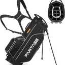 Partage 14 Way Golf Stand Bag, Lightweight Golf Bag, Full-Length Dividers