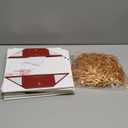 Gift Box 12.6x4.33x4.38 in Gift Boxes with Magnetic Lids for Valentine's Day Gifts Box Contains Card, Ribbon, Shredded Paper Filler Birthday Gift Packging,Large Bridesmaid Groomsman Proposal Box ,White,1 Count (Pack of 5)