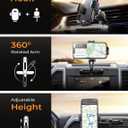 LISEN CD Phone Holder for Car iPhone 17 Adjustable CD Slot Phone Mount Holder Sturdy Cell Phones Holders for Your Car Accessories for Samsung Galaxy S25 S24 iPhone 16 15 Pro Max All Phones