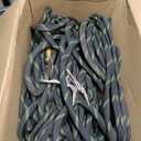 Hybrid Rubber Garden Hose 5/8 Inch, 50 ft Heavy Duty Kink-Free Water Hose, 3-Layer Reinforced, 600 PSI Burst Pressure, Water Safe, All-Weather Flexible Hoses for Yard, Lawn (Black,50 ft)