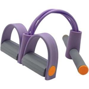 Glowche Pedal Resistance Band,Multifunction Tension Rope, 6-Tube Elastic Yoga Pedal Puller Resistance Band Fitness Equipment, for Abdomen/Waist/Arm/Leg Stretching Slimming Training