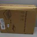 RIZZARI Stainless Steel Cat Box: Enclosed Design with High Walls - Light Gray - Large Litter Pan for Odor Control Indoors