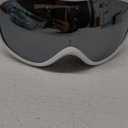 Supertrip Snow Ski Goggles Anti-Fog 100% UV Protection Snowboard Skiing Goggles (1-white Frame/Silver Lens(vlt 12%))