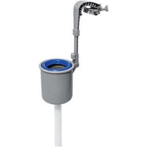 Bestway Flowclear Pool Wall Mounted Automatic Pool Surface Skimmer for Above Ground Pools with 530 Gallon and Above Filter Pumps, White/Blue (1 Pack)