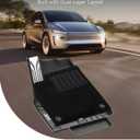 3W Tesla Model Y Juniper Floor Mats(not for Standard), Metal Pedal, Carpets Double Layer, 2025 2026 Model Y Acecessories, TPE All Weather Waterproof Custom Fit Liners, Vigormold (Front Seats Only)