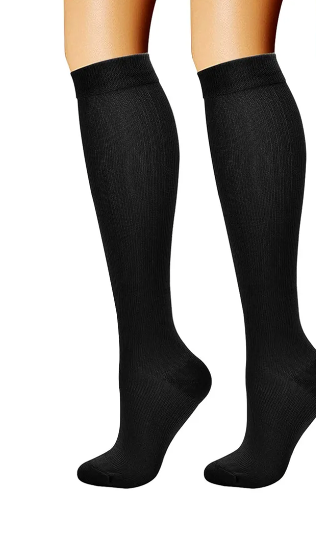 CHARMKING Compression Socks for Women & Men Circulation ( 2Pairs) 15-20 mmHg is Best Support for Athletic Running Cycling, Size S-M