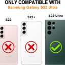 MOWIME Compatible with Samsung Galaxy S22 Ultra Case, Daisy Floral Shockproof Soft TPU Protective Cover for Women Girls, Slim Anti Scratch Case for Galaxy S22 Ultra 6.8 Inch, White