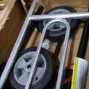 Folding Hand Truck Dolly - 600 LB Capacity, Heavy-Duty Wheels and Compact Design for Moving Heavy Loads in Warehouses, Offices, Homes, and Shopping