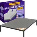 Greaton, Wooden Full Bed Slats for Support Under Mattress with Cover  Replacement Wood Slats for Full Size Bed Frame  Under Mattress Support Without Extra Height  3.38-Inch Standard Width