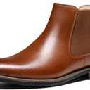 Bruno Marc Men's Suede Leather Chelsea Ankle Boots (9.5, 1-brown)