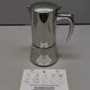 304 Stainless Steel Express Stovetop Coffee Maker 6 Cup 300ml 10oz-Italian Espresso Maker Home Kitchen & Camping All Stovetops
