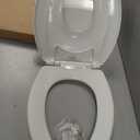 Little2Big Toilet Seat with Built-In Toddler Potty Training Seat, Slow Close, Easy to Install, Made in USA, ELONGATED, White