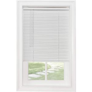 Cordless 1" Light Filtering Mini Blind, 24" Wide x 72" Long, White