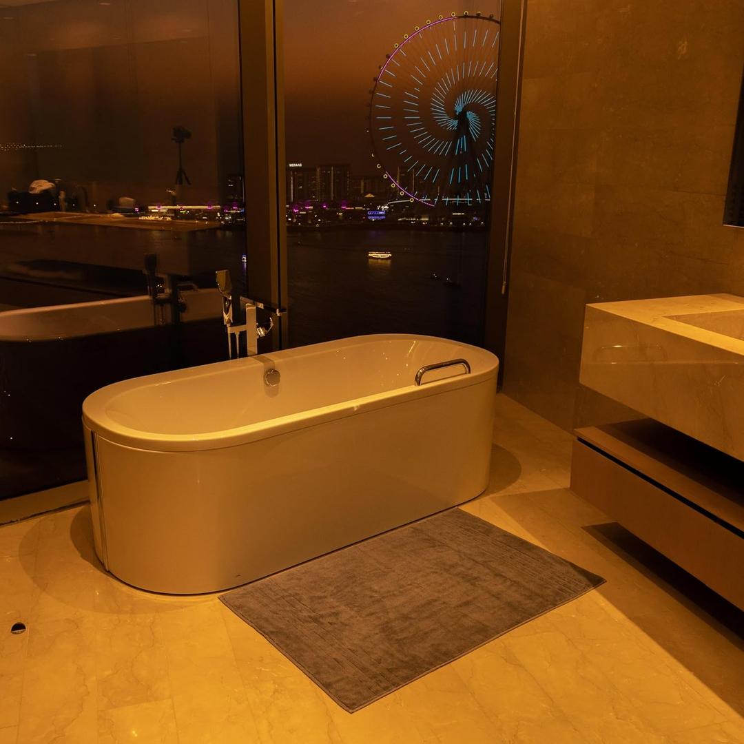 MOSOBAM XL Bath Mat - Charcoal Size 28" x 44"