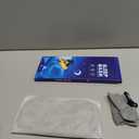 Mavogel Cotton Sleep Eye Mask - Updated Design Light Blocking with Adjustable Nose Bridge, Soft and Comfortable Night Eye Mask for Men Women, Eye Blinder for Shift Work, Includes Travel Pouch, Grey