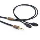 NewFantasia 4.4mm Balanced Cable Replacement Upgrade Cable Compatible with Sennheiser HD600, HD650, HD580, HD660S, HD58X, HD660S2, HD6XX Headphone 7N OCC Copper Silver Plated Cord Walnut Wood Shell