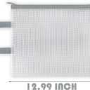 3 PACK Mesh Zipper Pouch Bags, Zipper Pouches for Organizing, Teacher Storage and Organization Bags(5, A4)
