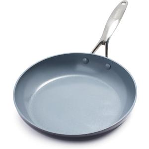 GreenPan Valencia Pro Hard Anodized Healthy Ceramic Nonstick 10" Frying Pan Skillet, PFAS-Free, Induction, Dishwasher Safe, Oven Safe, Gray