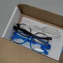 Okany Blue Light Glasses for Kids 3 Pack Anti Glare & Eye Strain Glasses Computer TV Phone Tablets UV Protection Glasses for Kids Boys Girls Age 3-12(Black + Transparent blue + Transparent)