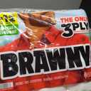 Brawny Tear-A-Square 3-Ply Paper Towels, 6 Double Rolls = 12 Regular Rolls