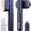 Steamer Iron for Clothes, Portable 2 In 1 Travel Handheld Garment Steamer,20 Minutes of Continuous Steam,100ml Water Tank,Steamer Ironing Gloves,1100W