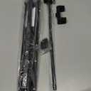 Aureday Phone Tripod, 92" Cell Phone Stand with 15" Gooseneck, Remote and Phone Holder, Overhead & Selfie Stick for Recording/Watching/Vlog, Compatible with iPhone Android (Black)