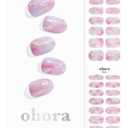 ohora Semi Cured Gel Nail Strips (N Unicorn Dream) - Works with Any Lamps, Salon-Quality, Long Lasting, Easy to Apply & Remove - Includes 2 Prep Pads, Nail File & Wooden Stick