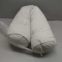 Body Pillow for Adults,Long Round Pillow,Big Cylindrical Pillow,Large Full Bolster Pillows for Side Sleepers (Misty White, 39.37"*7.87")