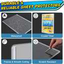 10ct Current Comic Book Toploader, Hard Crystal Clear Comic Book Sleeves, Modern Comic Book Display Sleeves, Premium PVC Comic Book Holder, Comic Book Protector for Storage, Collection