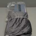 Pregnancy Pillow Cover J-shaped Replacement Pillowcase(Cover Only), Soft Full Body Pillow Case for Maternity Pillows, Provides Sleep and Pregnancy Support, 100% Velvet with Zipper, Universal Fit, Grey