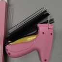 Stitch Gun for Clothes - Handheld Stitch Gun Quick Clothing Fixer - Mini Sewing Kit Micro Tagging Gun - Includes 6 Needle, 1000 Black Fasteners & 1000 White Fasteners (Pink-Yellow)