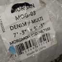 Loloi Amber Lewis Morgan Collection MOG-03 Denim/Multi 7'-3" x 9'-3" 38" Thick Area Rug feat. CloudPile, Neutral, Room Dcor, Vintage Inspired, Livingroom, Bedroom, Dining Area