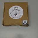 MerriVibe Car Cymbal Air VentMini Cymbal Drum Toy for Dashboard, Clip-On Dashboard Drum for Crisp Sound, Funny Stress Relief Gift for Drivers, Road Trips & Music LoversGolden