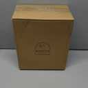 Large Glass Boxes for Display Handmade, Mirrored Bottom, Glass Jewelry Trinket Box with Lid, for Book Photo Keepsake Organizer Display Case for Vanity Decor Home, 10.4"L x 8.5"W x 3.7"H, Gold