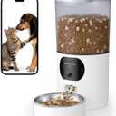 Automatic Cat Feeder with 2K Camera, 5G WiFi 6.5L Smart Pet Feeder for Cat & Small Dog, Automatic Dog Feeder with Night Vision, 2-Way Audio, Motion Detection, Feeding Schedule & App Control