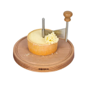 BOSKA Cheese Curler Amigo - The Original - Cheese Wheel for i.a. Tete de Moine, Girolle & Chocolate - Cheese Shaver made of Stainless Steel