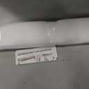 COUKIU Bathroom Vanity Sink Backsplash/Sidesplash (White Engineered Marble, 4" x 24")