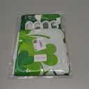 St Patricks Day Shower Curtain 72"x72" Happy Saint Patricks Day Irish Bath Curtains Lucky Shamrock Pattern Home Bathroom Decorations Green Shower Curtains with 12 Hooks