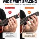 Ranch Tenor Ukulele 26 inch Kit for Adult Beginners Professionals, Wooden Sapele Professional Ukelele with Arched Back for Deeper Tone, 12 Video Lessons, Gig Bag, Tuner, Strap, Aquila Strings