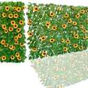 Expandable Fence Privacy Screen for Balcony Patio Outdoor,Decorative Faux Ivy Fencing Panel,Artificial Hedges (Single Sided Leaves) (2)