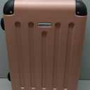 Amazon Basics 3-Piece Luggage Set, Including One Carry-On Luggage (22" Expandable Hardside Suitcase With 8 Spinner Wheels), One 15-inch Tote Bag, and One 10-inch Compact Travel Bag, Rose Gold