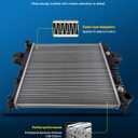 PHILTOP RK1036 Radiators for 323i 328i 1999-2000, 330Ci 325Ci 2001-2006, 325i 325xi 330i 330xi 2001-2005, Z4 2003-2008, 323Ci 328Ci 2000, 323is 328is 1999, No Leaks 22" Core Aluminum Radiator