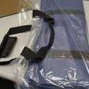 American Mahjong Tile Set,166 White Tiles Mahjong Set,4 Colors Mahjong Racks,Travel Mahjong Set with Blue Carrying Bag