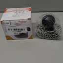 Cast Iron Scrubber with Pan Scraper, 316 Chainmail Scrubber, Upgraded Chain Mail Scrubber Sponge, Cast Iron Cleaner for Grill Pan Skillet Wok Carbon Steel, Dutch Oven Metal Brush Cleaning Kit, Black